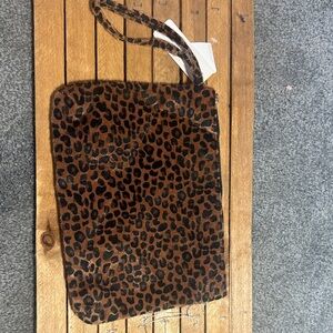 LOF Leopard Print Cosmetic Bag
